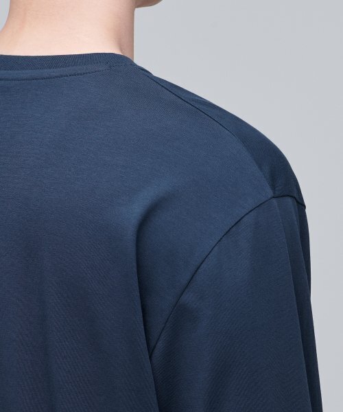 MUSINSA STANDARD（ムシンサスタンダード）の「[クールタンダード] クルーネック長袖Tシャツ [ターコイズ]（Tシャツ/カットソー・メンズ・その他・X-LARGE/XX-LARGE/XXX-LARGE/SMALL/MEDIUM/LARGE）」の6枚目の写真