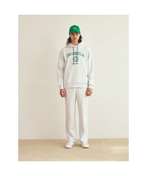 THE GREEN LAB（ザグリーンラボ）の「リラックスドスウェットパンツ [ホワイトメランジ/ピンク]（スウェットパンツ・レディース・PINK・SMALL/MEDIUM/LARGE）」の4枚目の写真