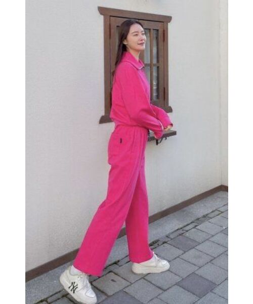 THE GREEN LAB（ザグリーンラボ）の「リラックスドスウェットパンツ [ホワイトメランジ/ピンク]（スウェットパンツ・レディース・PINK・SMALL/MEDIUM/LARGE）」の14枚目の写真