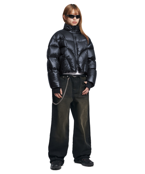 NOMANUAL(NOMANUAL)の「AELLA DUCK DOWN - GLOSSY BLACK(ダウンジャケット/コート・レディース・その他・MEDIUM/LARGE/X-LARGE/SMALL)」の8枚目の写真