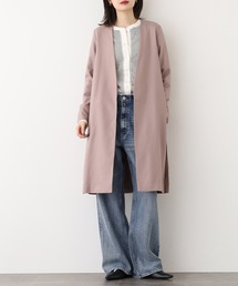 OMNES | OMNES Another Edition ストレッチカチオン ノーカラージャケット(ノーカラージャケット)