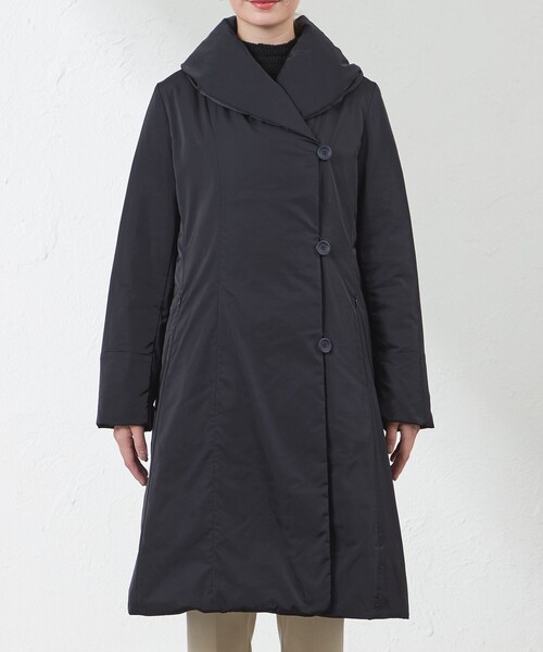 amaca（アマカ）の「女優ダウン（ダウンジャケット/コート・レディース・ベージュ系その他5/ダークネイビー・38/40）」の5枚目の写真