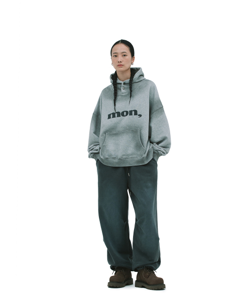 DEFGARMENTS（デフグラメンツ）の「PIG BRUSHED SWEAT PANTS [CHARCOAL]（スウェットパンツ・レディース・その他・SMALL/MEDIUM/LARGE）」の2枚目の写真