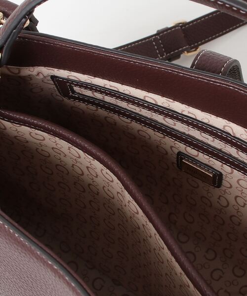 Guess(ゲス)の「RUDIE Satchel ハンドバッグ(ハンドバッグ・レディース・ブラウン・ONE SIZE)」の8枚目の写真