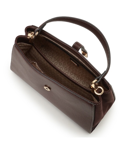 Guess(ゲス)の「RUDIE Satchel ハンドバッグ(ハンドバッグ・レディース・ブラウン・ONE SIZE)」の3枚目の写真