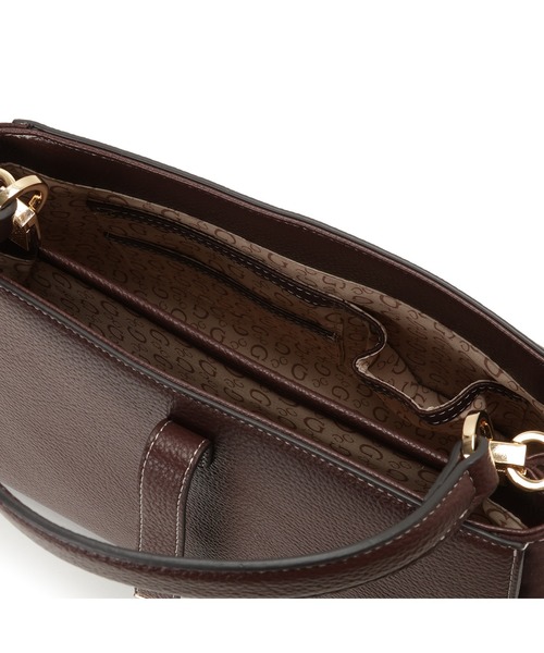Guess(ゲス)の「RUDIE Satchel ハンドバッグ(ハンドバッグ・レディース・ブラウン・ONE SIZE)」の5枚目の写真