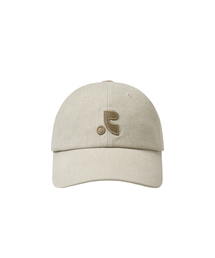 Rest&Recreation(XgAhNG[V)WASHED LOGO CAP - BEIGE(Lbv)