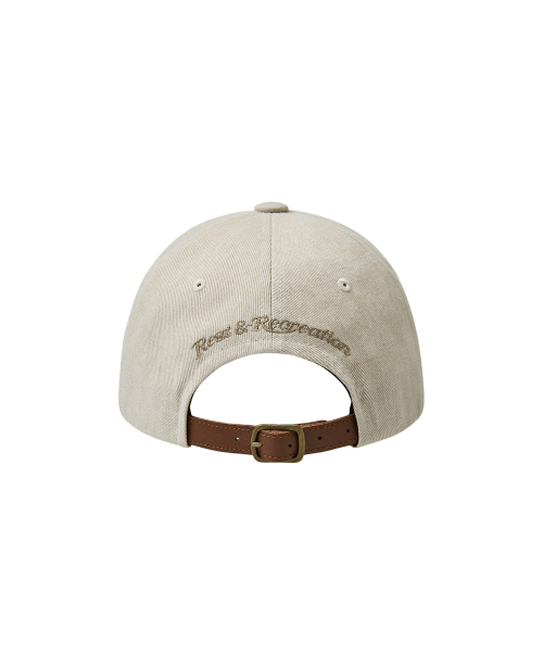 Rest&Recreation(レストアンドレクリエーション)の「WASHED LOGO CAP - BEIGE(キャップ・レディース・その他・ONE)」の2枚目の写真