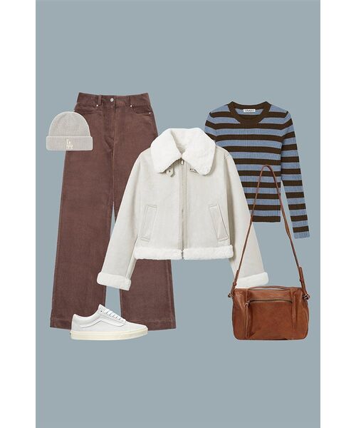 SIYAZU(シヤジュ)の「SIPT7056 high waist corduroy pants_Burgundy(その他パンツ・レディース・バーガンディー・LARGE/MEDIUM/SMALL)」の3枚目の写真