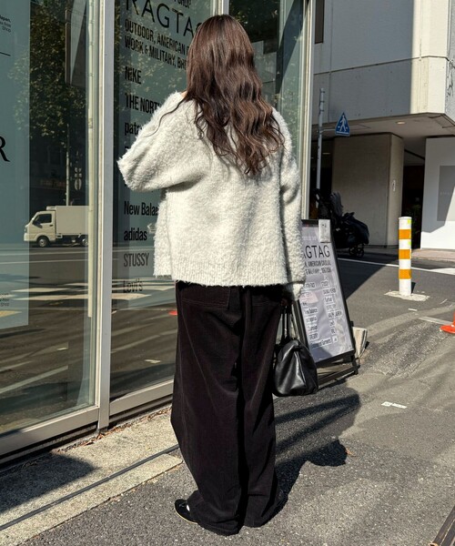 fredy emue（フレディエミュ）の「コーデュロイドロストイージーパンツ（その他パンツ・レディース・ブラック/オフホワイト/ベージュ・36/38）」の7枚目の写真