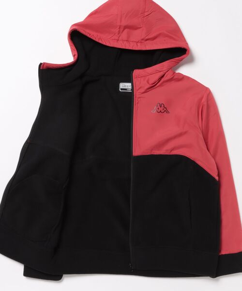 Kappa/カッパ】キッズフリース切替ジャケット ジップアップパーカー