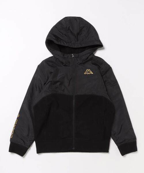 Kappa/カッパ】キッズフリース切替ジャケット ジップアップパーカー