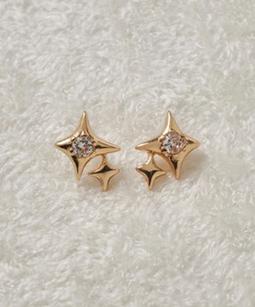 GOLDY（ゴールディ）の「【GOLDY】プチ グリーム ピアス 1251103（ピアス（両耳用）・レディース・マルチ/シルバー/ゴールド・FREE）」の2枚目の写真