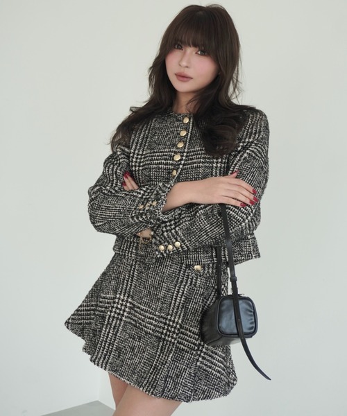 ツイードタックミニスカート（スカート）｜EIMY ISTOIRE（エイミー