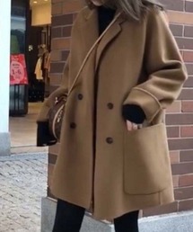 deux amour（ドゥーザムール）の「メルトンWテーラードジャケット（テーラードジャケット）」