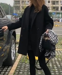 deux amour（ドゥーザムール）の「メルトンWテーラードジャケット（テーラードジャケット）」