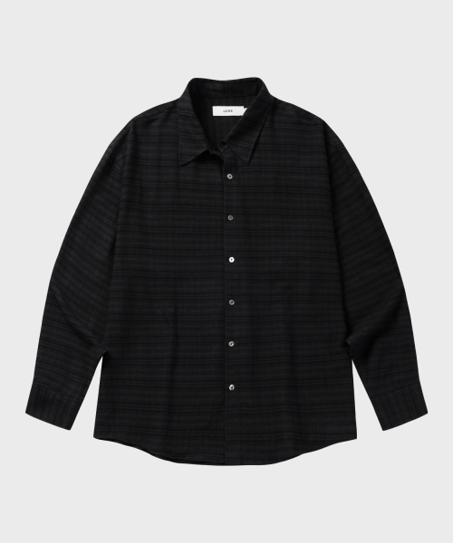 LEIRE（ルアール）の「ブレンドツートンチェックシャツ[ブラック]（シャツ/ブラウス・メンズ・その他・MEDIUM/LARGE/X-LARGE）」の4枚目の写真