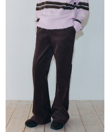 Corduroy Flare Pants, Brown