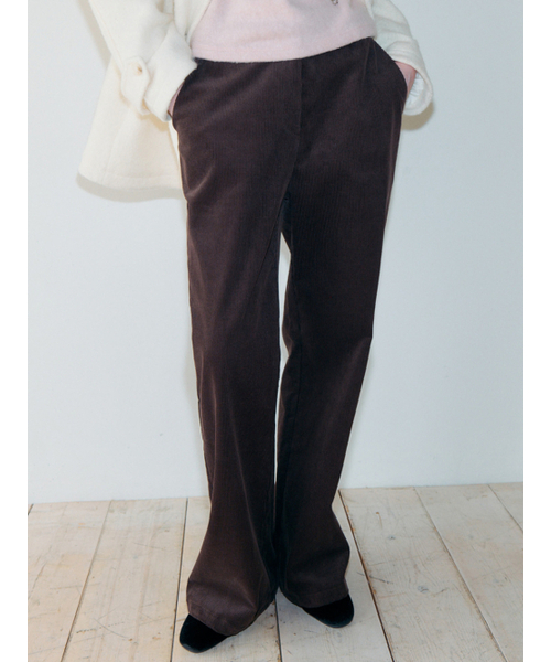 ETMON(エトモン)の「Corduroy Flare Pants, Brown(その他パンツ・レディース・その他・SMALL/MEDIUM)」の4枚目の写真