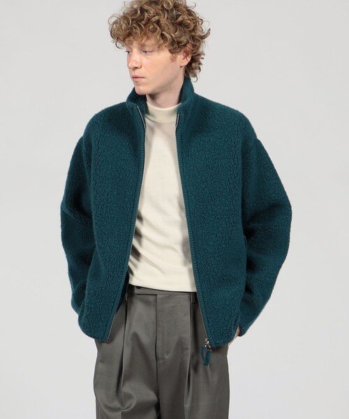 セール】TOMORROWLAND Tricot ウールカシミヤ パイルニット ジップ