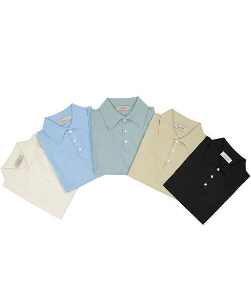 sortie(ソルティ)の「14gg Silk Cotton Half Polo Knit (Beige)(ニット/セーター・メンズ・その他・LARGE/X-LARGE)」の3枚目の写真