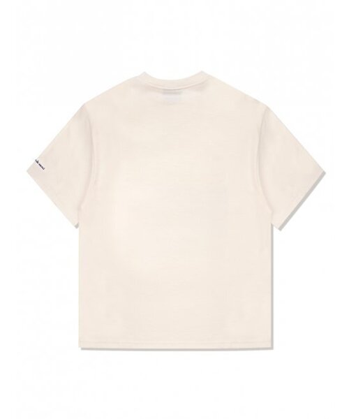 FABULOUS ARCHIVE(ファビュラスアーカイブ)の「ウィメンズ リリス リラックス クロップTシャツ クリームブルー(FCC2TS385W)(Tシャツ/カットソー・レディース・アイボリー・SMALL/MEDIUM)」の4枚目の写真