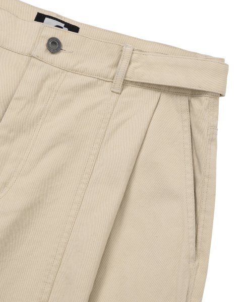 WELLBEING EXPRESS(ウェルビーイングエクスプレス)の「Two Tuck Wide Pants Beige(その他パンツ・レディース・その他・SMALL/MEDIUM)」の3枚目の写真