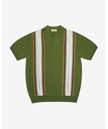 Summer Blend Open Collar Knit (Green)