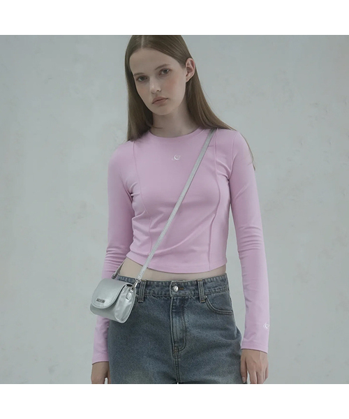 Vivacious(ビバシャス)の「Mini Square Cross Bag - 5COL(メッセンジャーバッグ・レディース・ブラック/ピンク/レッド/シルバー/ブラウン・FREE)」の5枚目の写真