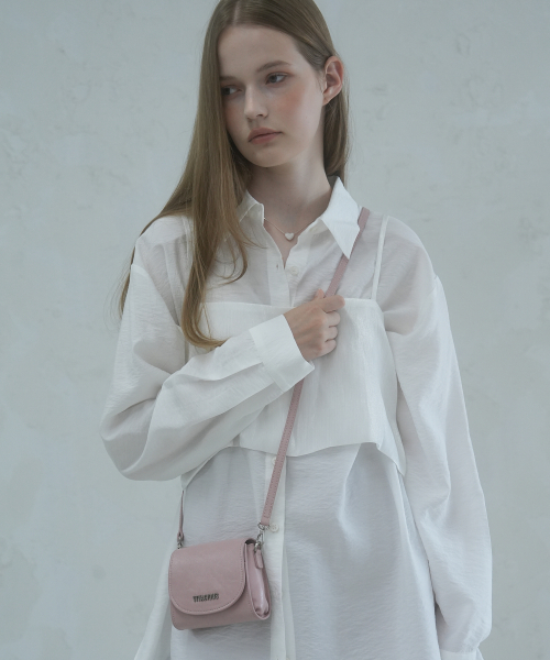 Vivacious(ビバシャス)の「Mini Square Cross Bag - 5COL(メッセンジャーバッグ・レディース・ブラック/ピンク/レッド/シルバー/ブラウン・FREE)」の10枚目の写真