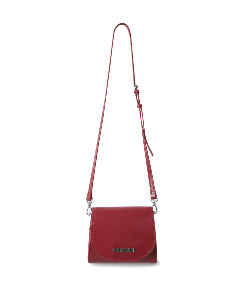 Vivacious(ビバシャス)の「Mini Square Cross Bag - 5COL(メッセンジャーバッグ・レディース・ブラック/ピンク/レッド/シルバー/ブラウン・FREE)」の11枚目の写真