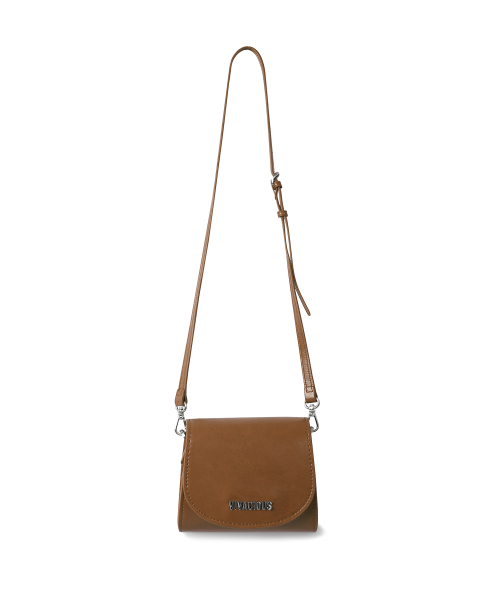 Vivacious(ビバシャス)の「Mini Square Cross Bag - 5COL(メッセンジャーバッグ・レディース・ブラック/ピンク/レッド/シルバー/ブラウン・FREE)」の12枚目の写真