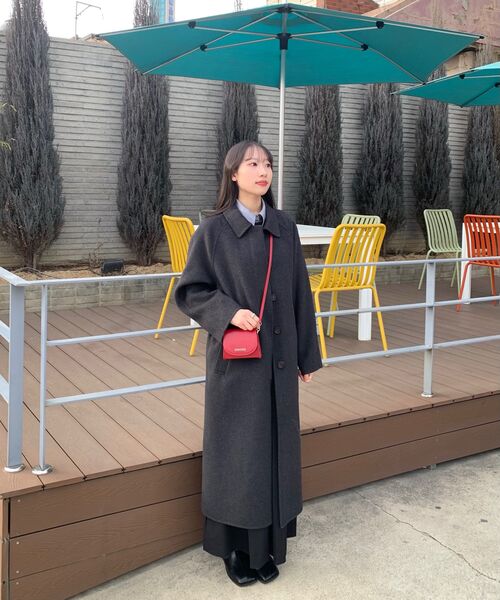 Vivacious(ビバシャス)の「Mini Square Cross Bag - 5COL(メッセンジャーバッグ・レディース・ブラック/ピンク/レッド/シルバー/ブラウン・FREE)」の21枚目の写真