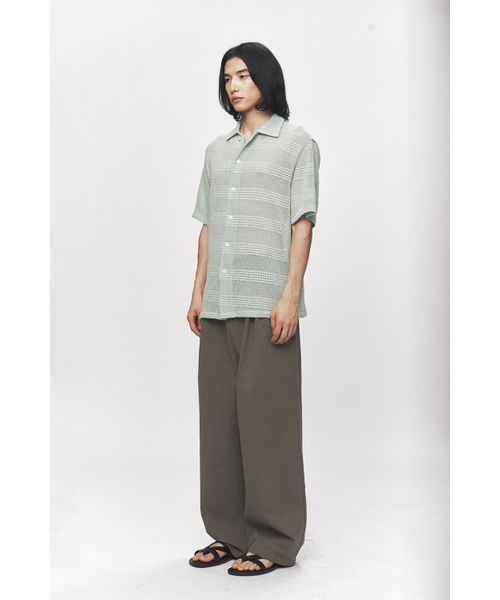 BLACK MOMENT（ブラックモーメント）の「コンフォートワイドコットンバンディングパンツ[カーキ]（その他パンツ・メンズ・カーキ・MEDIUM/LARGE）」の2枚目の写真