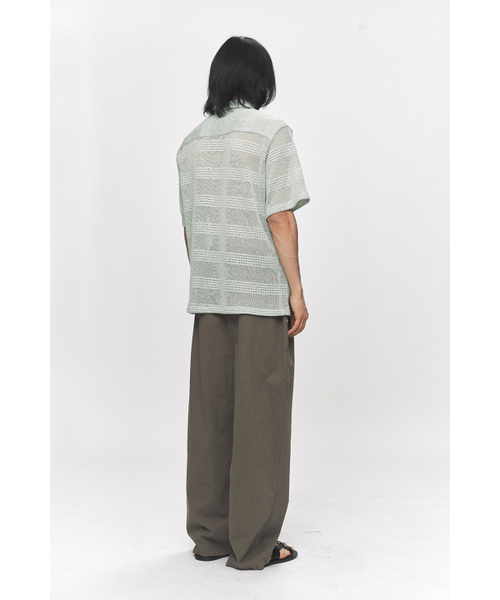 BLACK MOMENT（ブラックモーメント）の「コンフォートワイドコットンバンディングパンツ[カーキ]（その他パンツ・メンズ・カーキ・MEDIUM/LARGE）」の3枚目の写真