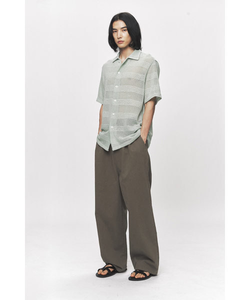 BLACK MOMENT（ブラックモーメント）の「コンフォートワイドコットンバンディングパンツ[カーキ]（その他パンツ・メンズ・カーキ・MEDIUM/LARGE）」の5枚目の写真