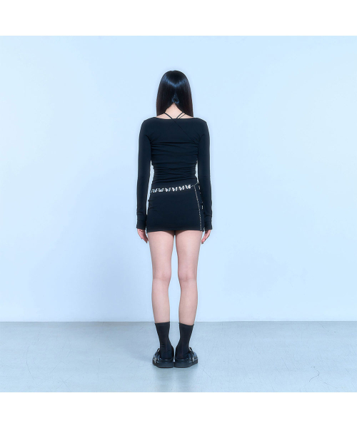 SCHISM INDUCING(スキズムインデューシング)の「BONDAGE ROPE CARDIGAN_BLACK(カーディガン/ボレロ・レディース・その他・FREE)」の7枚目の写真