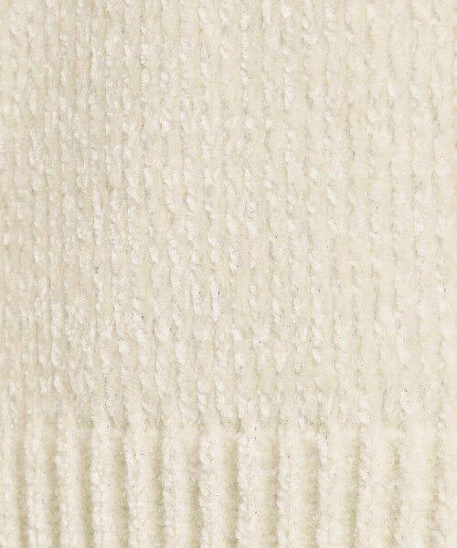 ITS'DEMO（イッツデモ）の「【手洗い可】ベロアモールニット（ニット/セーター・レディース・サックスブルー/ブラウン系/アイボリー/ピンク・00）」の17枚目の写真