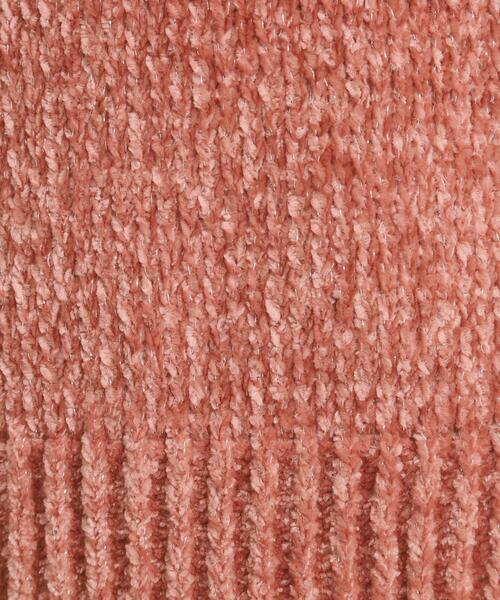 ITS'DEMO（イッツデモ）の「【手洗い可】ベロアモールニット（ニット/セーター・レディース・サックスブルー/ブラウン系/アイボリー/ピンク・00）」の21枚目の写真