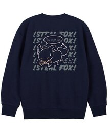 スティールフォックス オーバーサイズ スウェット_ネイビー