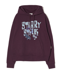 STARRY STEPPE DONKEY HOODIE (BURGUNDY)