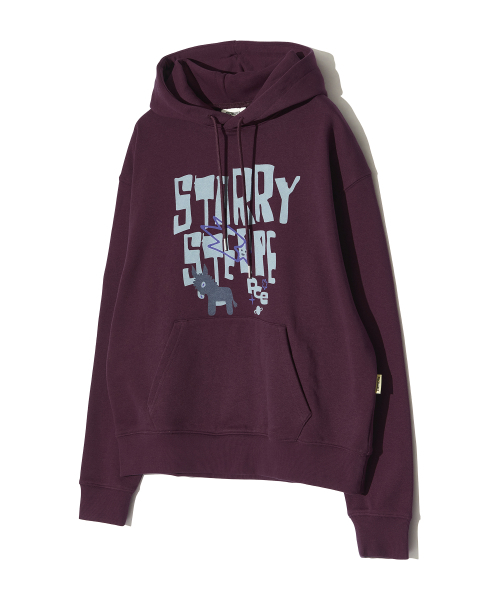 PIECEMAKER(ピースメーカー)の「STARRY STEPPE DONKEY HOODIE (BURGUNDY)(パーカー・レディース・その他・MEDIUM/LARGE)」の7枚目の写真