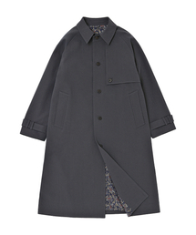 EARTH COTTON BALMACAAN COAT (Charcoal)