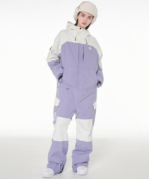 DOLL OUTERWEAR(ドラ アウターウェア)の「2425 リブレ ボードウェア ジャンプスーツ パープル 男女共用(つなぎ/オールインワン・レディース・その他・LARGE/X-LARGE/X-SMALL/MEDIUM)」の1枚目の写真