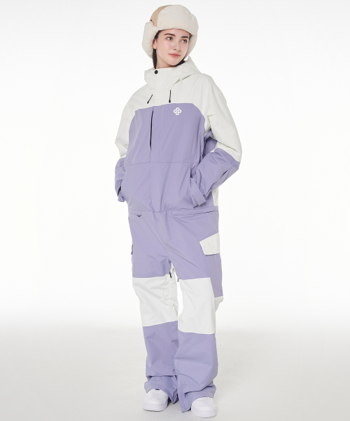 DOLL OUTERWEAR(ドラ アウターウェア)の「2425 リブレ ボードウェア ジャンプスーツ パープル 男女共用(つなぎ/オールインワン・レディース・その他・LARGE/X-LARGE/X-SMALL/MEDIUM)」の2枚目の写真