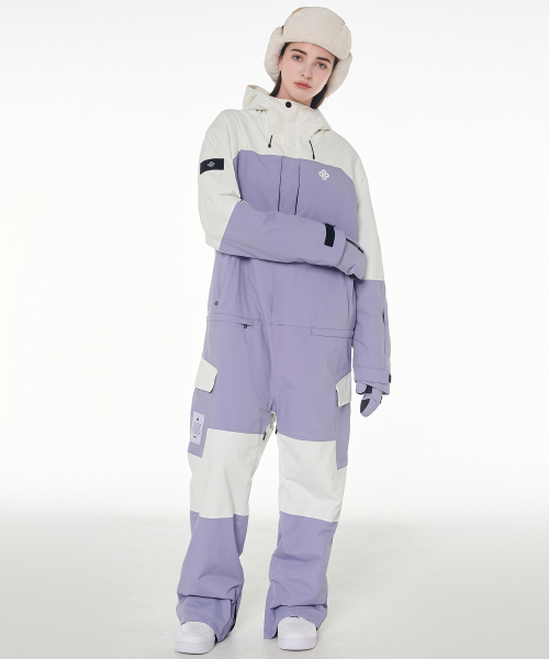 DOLL OUTERWEAR(ドラ アウターウェア)の「2425 リブレ ボードウェア ジャンプスーツ パープル 男女共用(つなぎ/オールインワン・レディース・その他・LARGE/X-LARGE/X-SMALL/MEDIUM)」の3枚目の写真