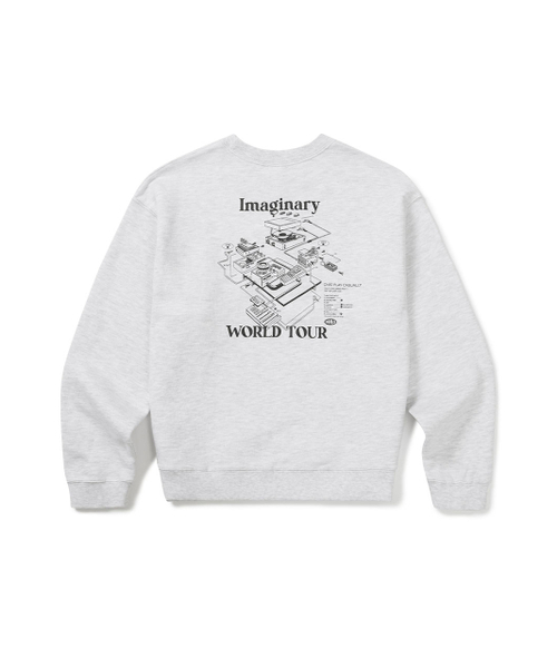 MMLG（エムエムエルジー）の「[Mmlg] WORLDBEST EFFECT SWEAT (ASH GREY)（スウェット・レディース・その他・SMALL/MEDIUM/LARGE/X-LARGE）」の2枚目の写真