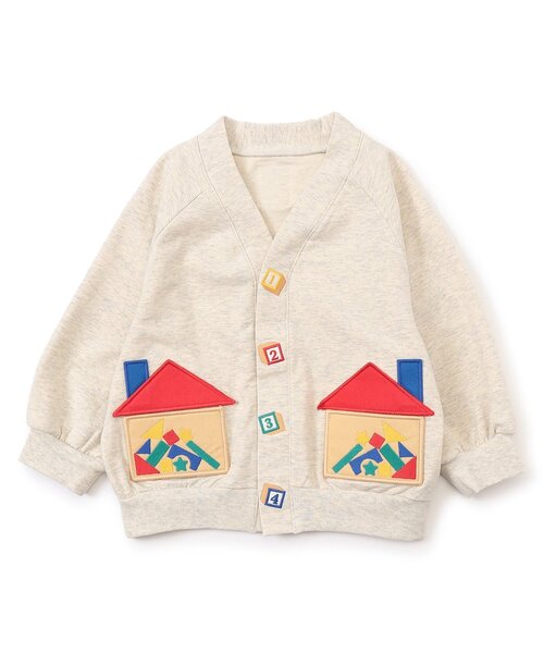 積み木遊び刺繍カーディガン（カーディガン/ボレロ）｜BIT'Z（ビッツ