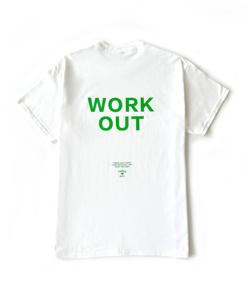 TENNIS BOY CLUB(テニスボイズクラブ)の「SLOGAN T-SHIRTS WHITE(Tシャツ/カットソー・メンズ・ホワイト・MEDIUM)」の2枚目の写真