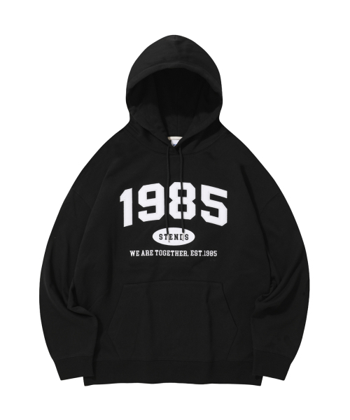 Оргинал 1985 фуд-парка — оверсайз чёрная (размеры M–4XL)
